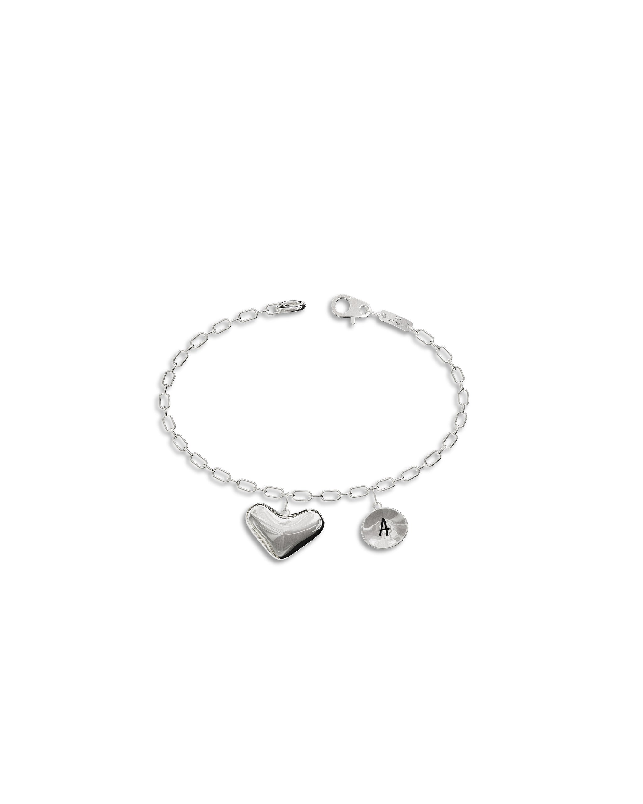 Engravable Heart Bracelet