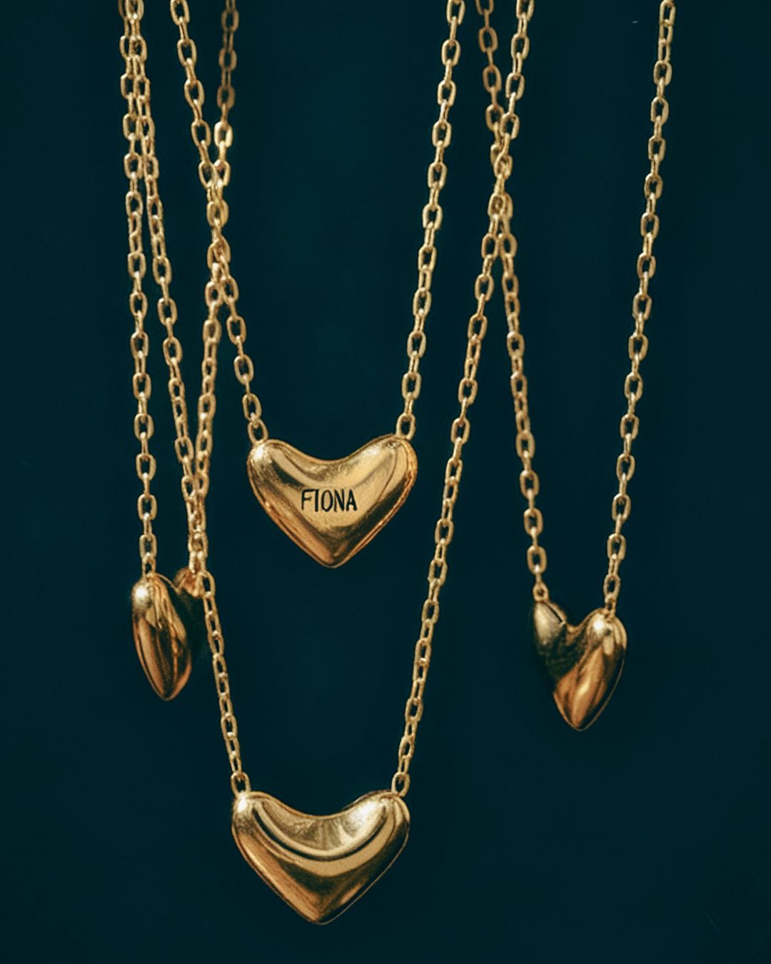 Noa Engravable Heart Pendant