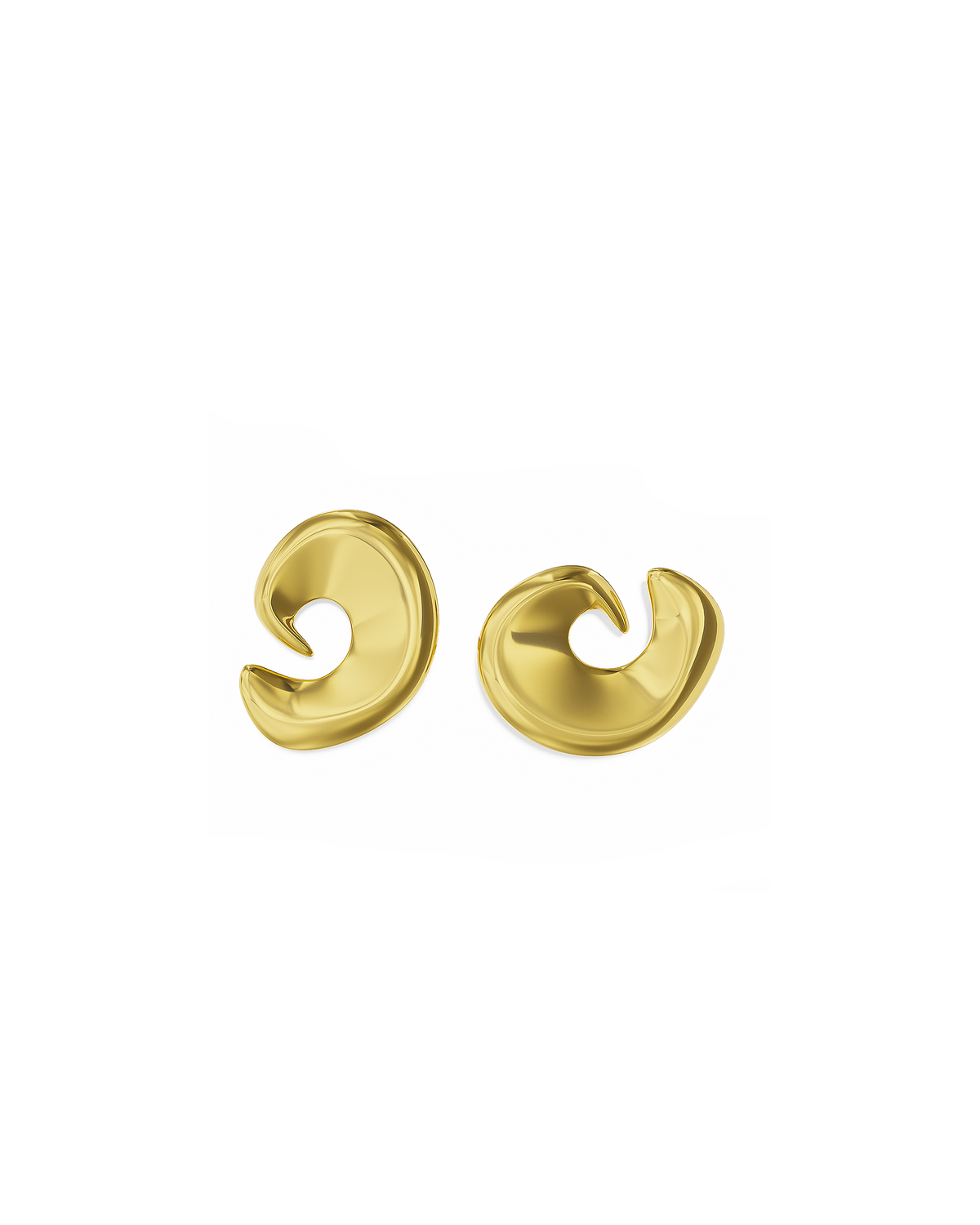 Limae Stud Earrings | 18K Solid Gold