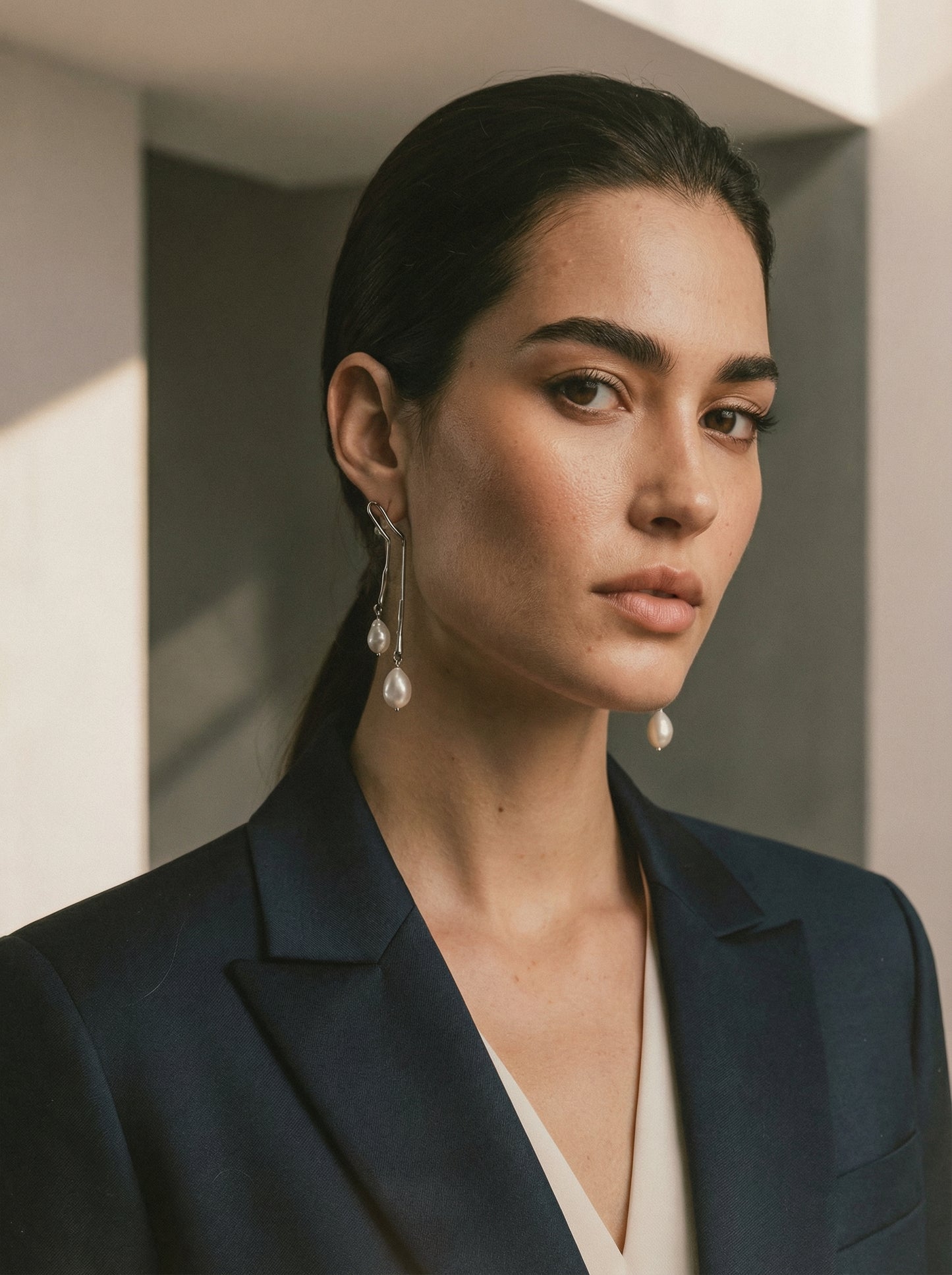 Melia Pearl Drops | Sterling Silver