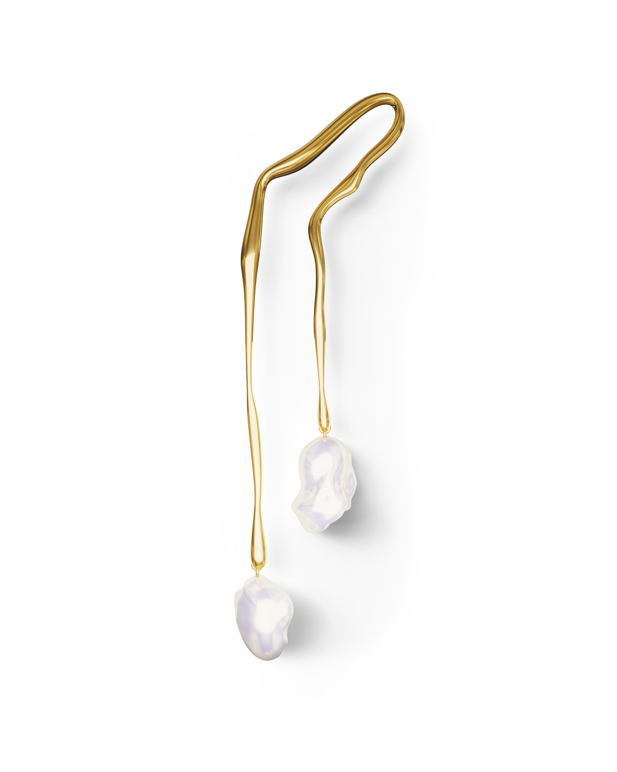 Melia Pearl Drops | 18K Solid Gold