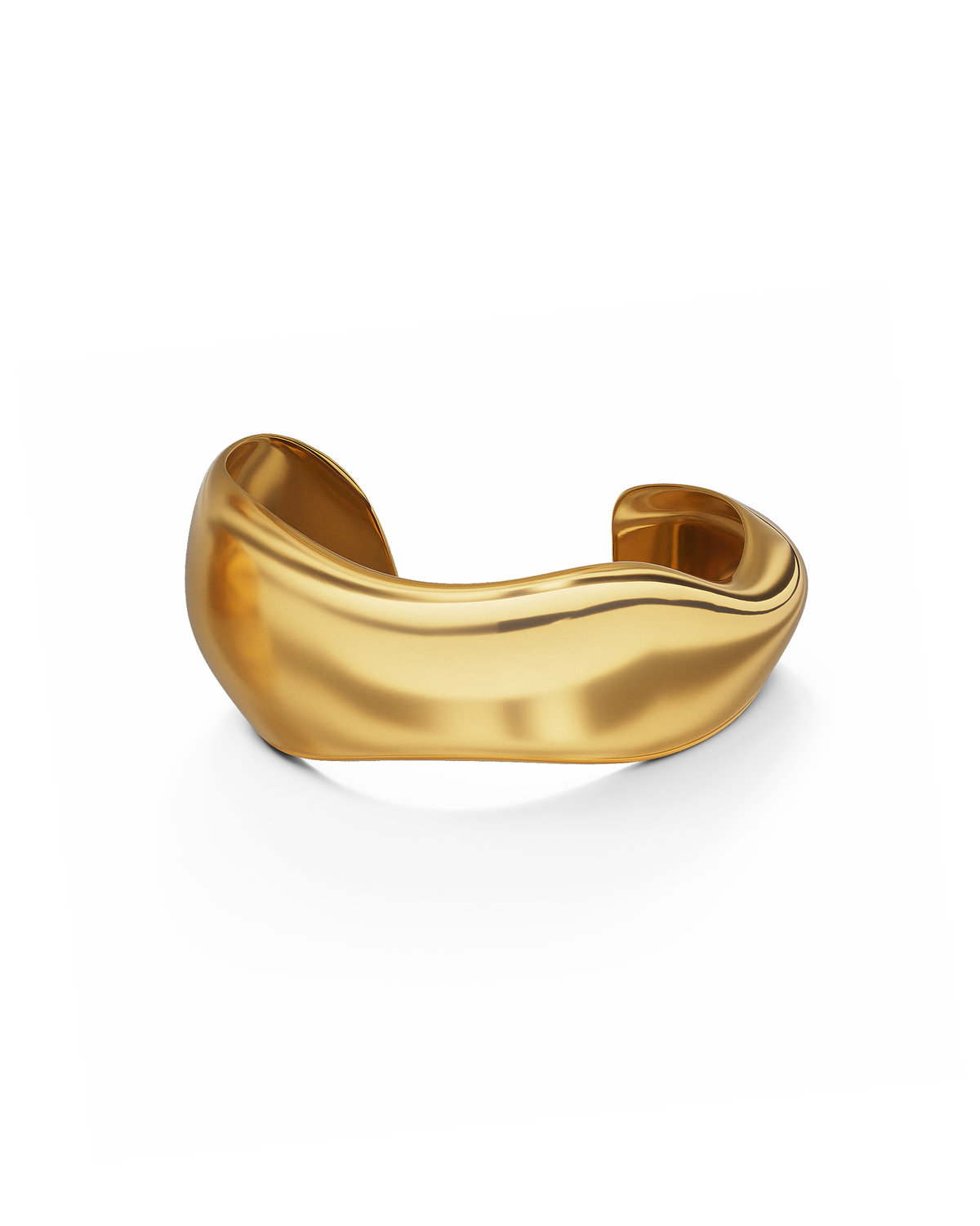 Milos Sculpted Cuff Gold Vermeil