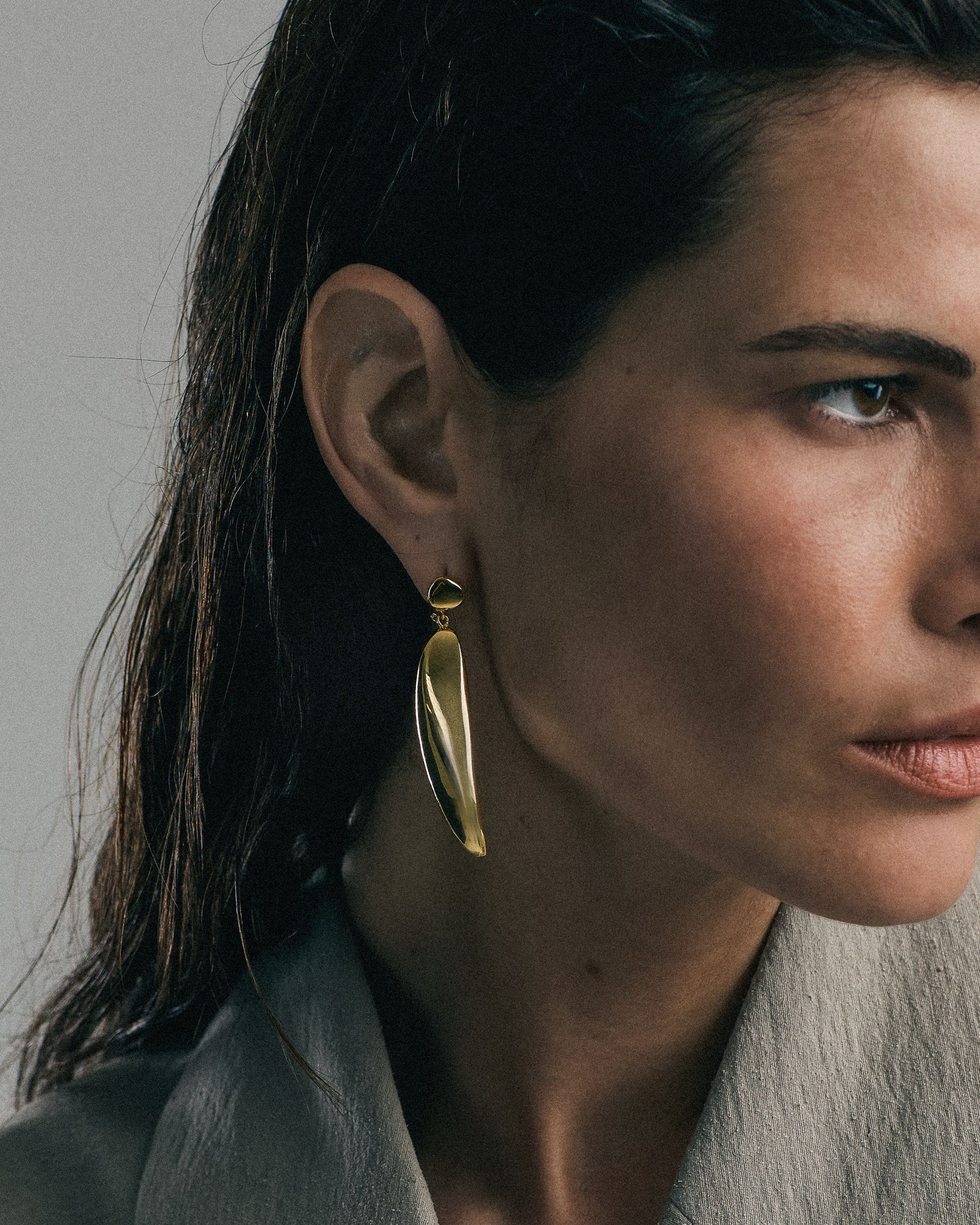 Antarctica Drop Earrings | Gold Vermeil