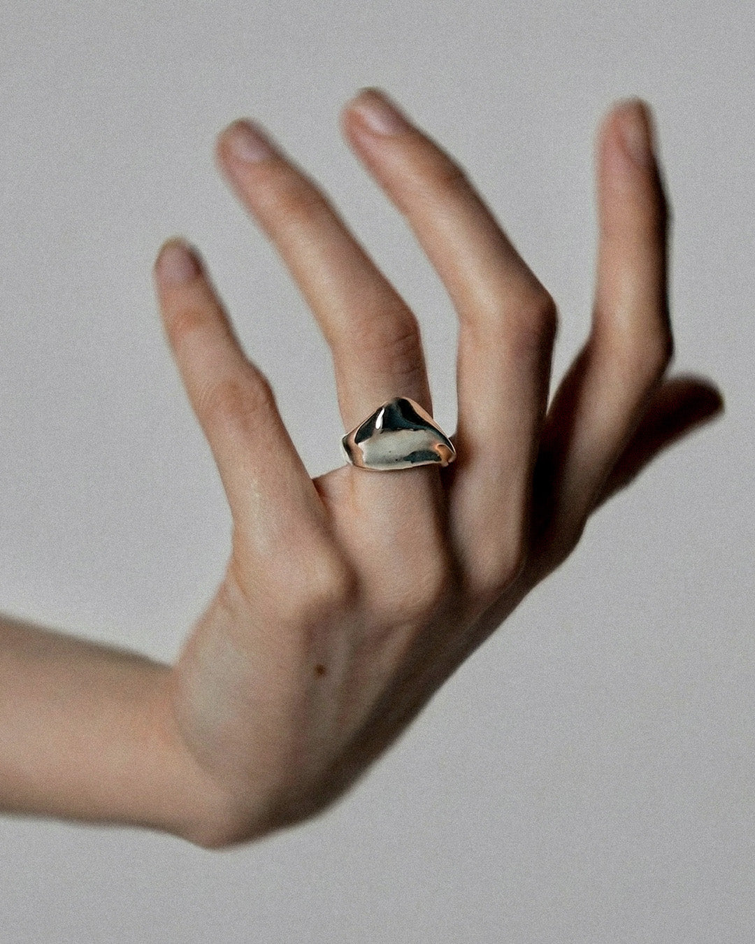 Seren Sculpted Ring | Sterling Silver