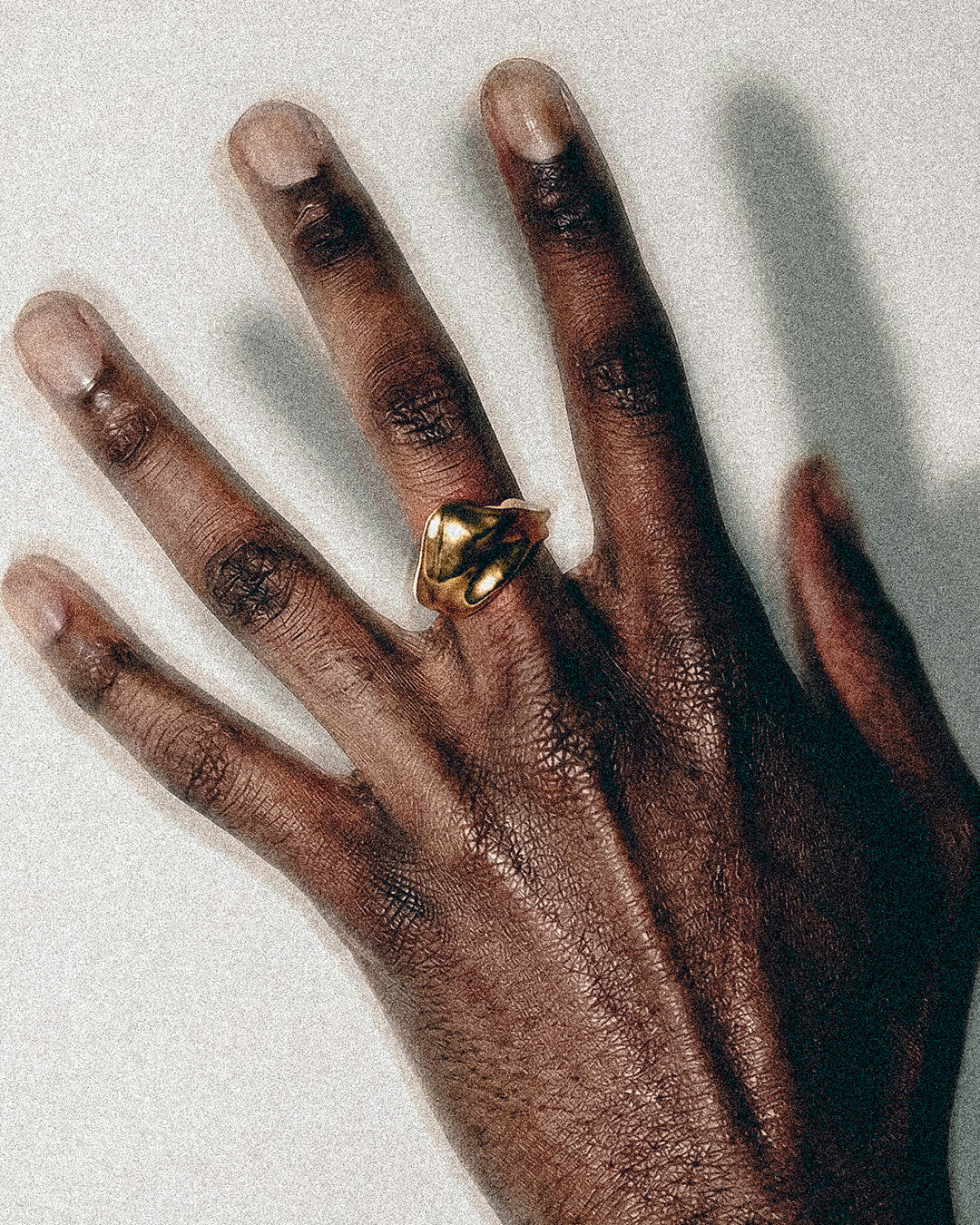 Seren Sculpted Ring | Gold Vermeil