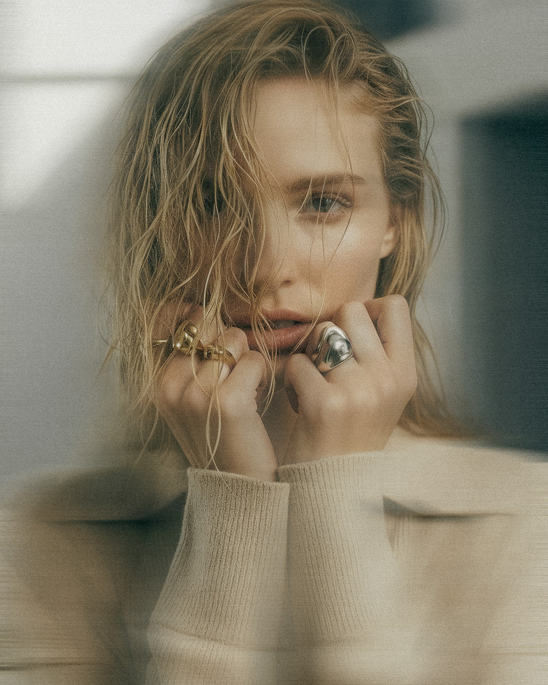 Seren Double Ring | Mixed Materials