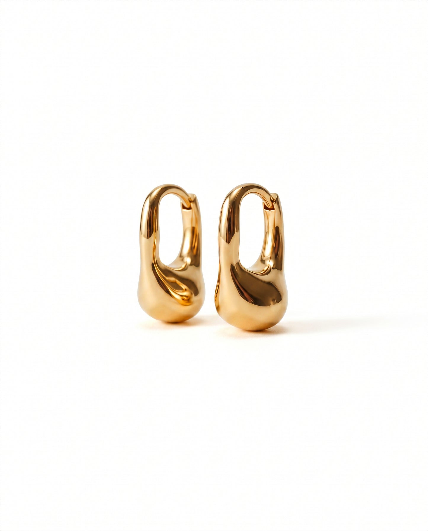 Pea Hoops | Gold Vermeil