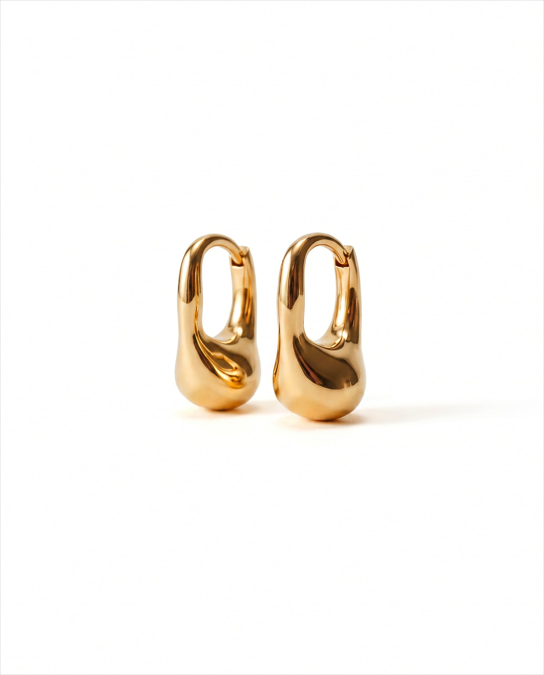Pea Hoops | Gold Vermeil