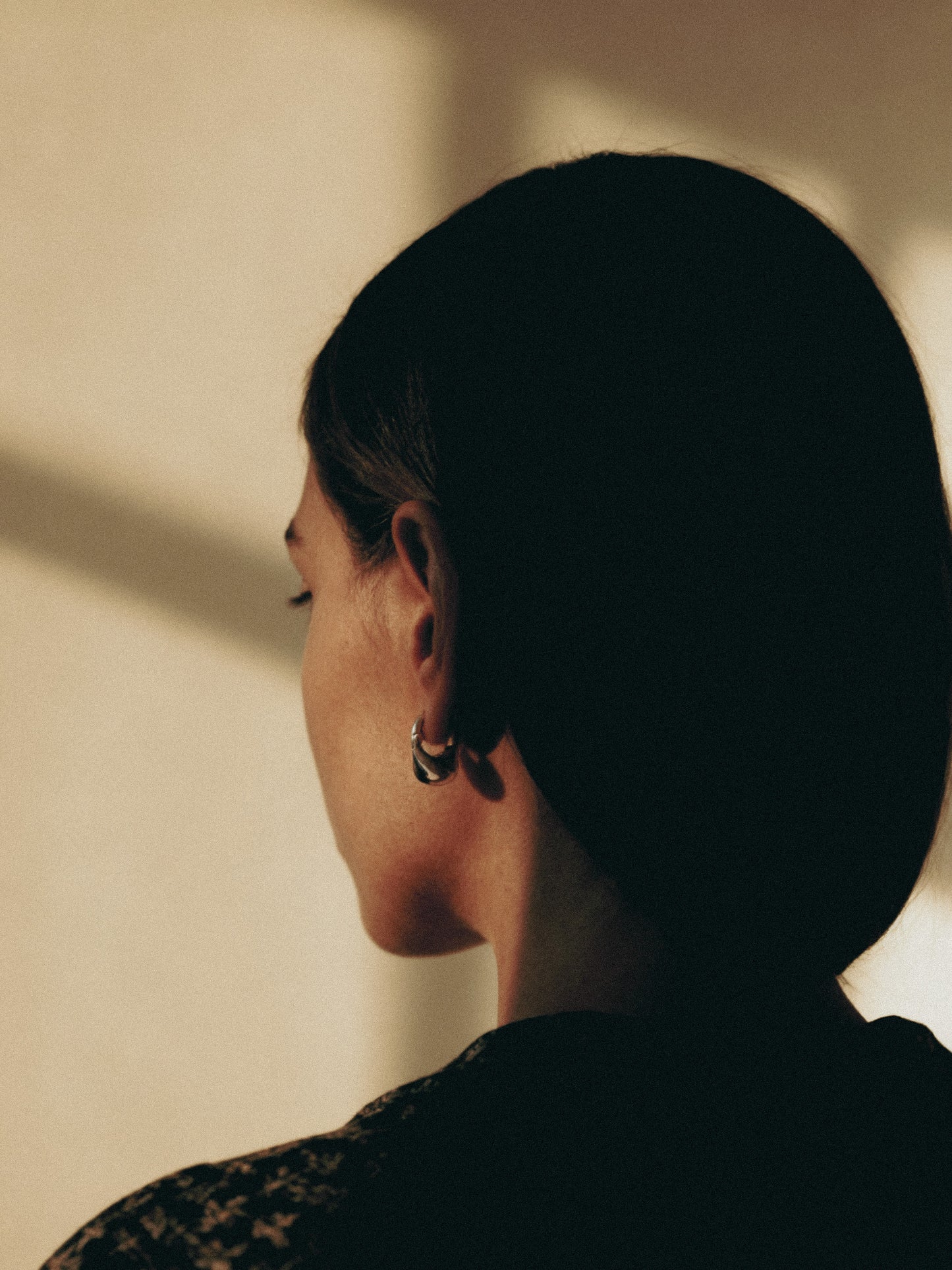 Pea Hoops | Sterling Silver