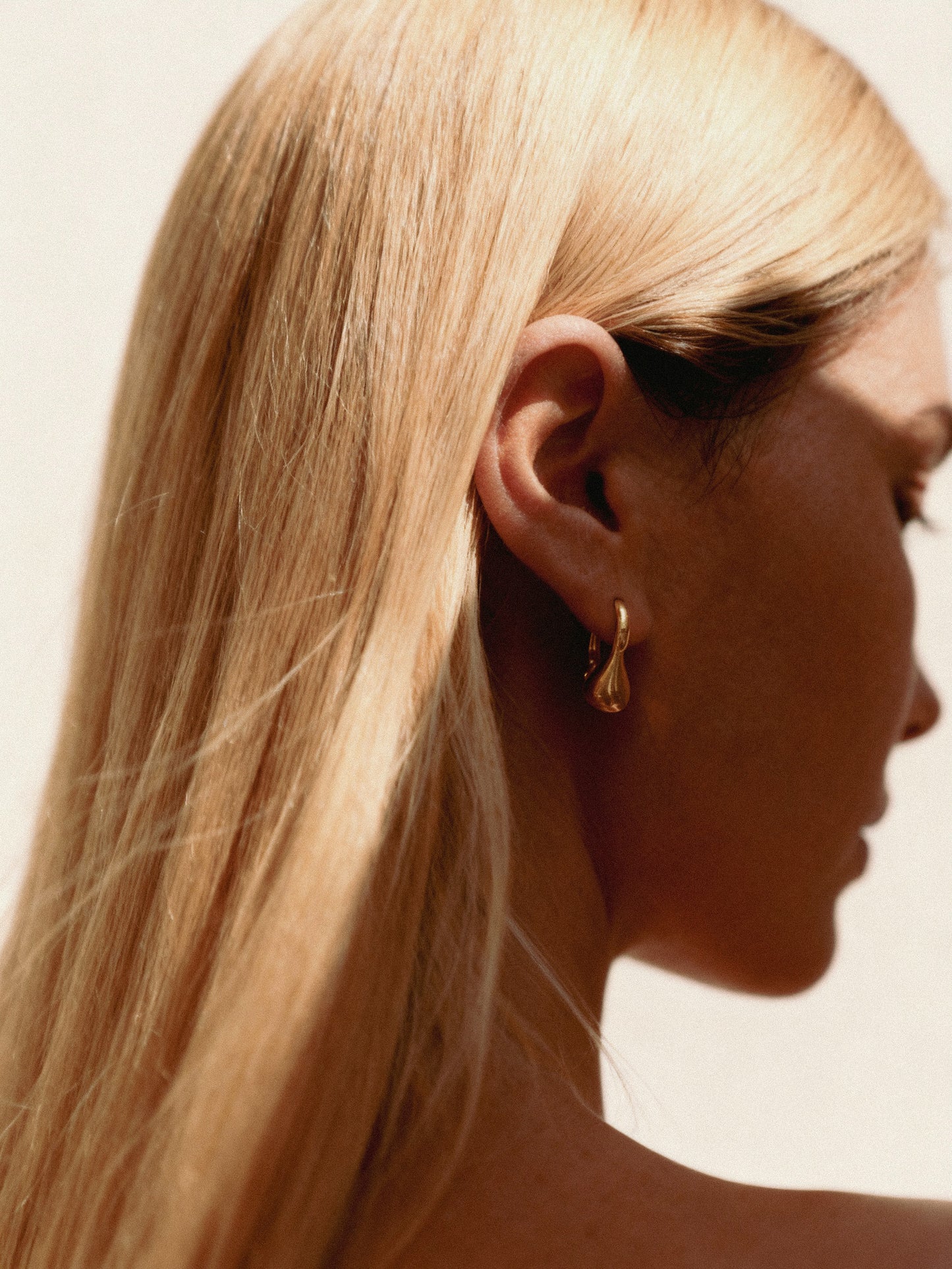 Pea Hoops | Gold Vermeil