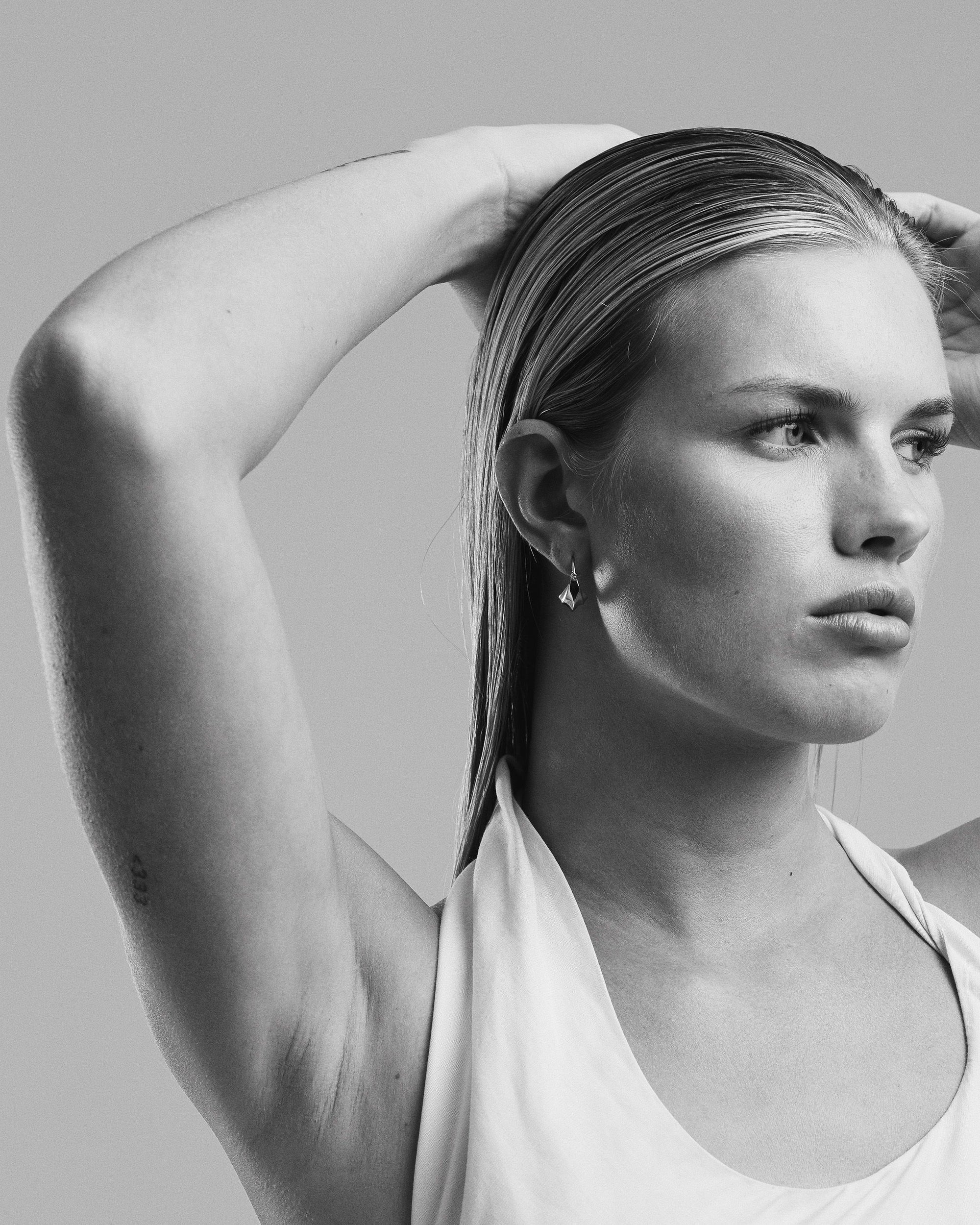 Elya Hoops | Sterling Silver