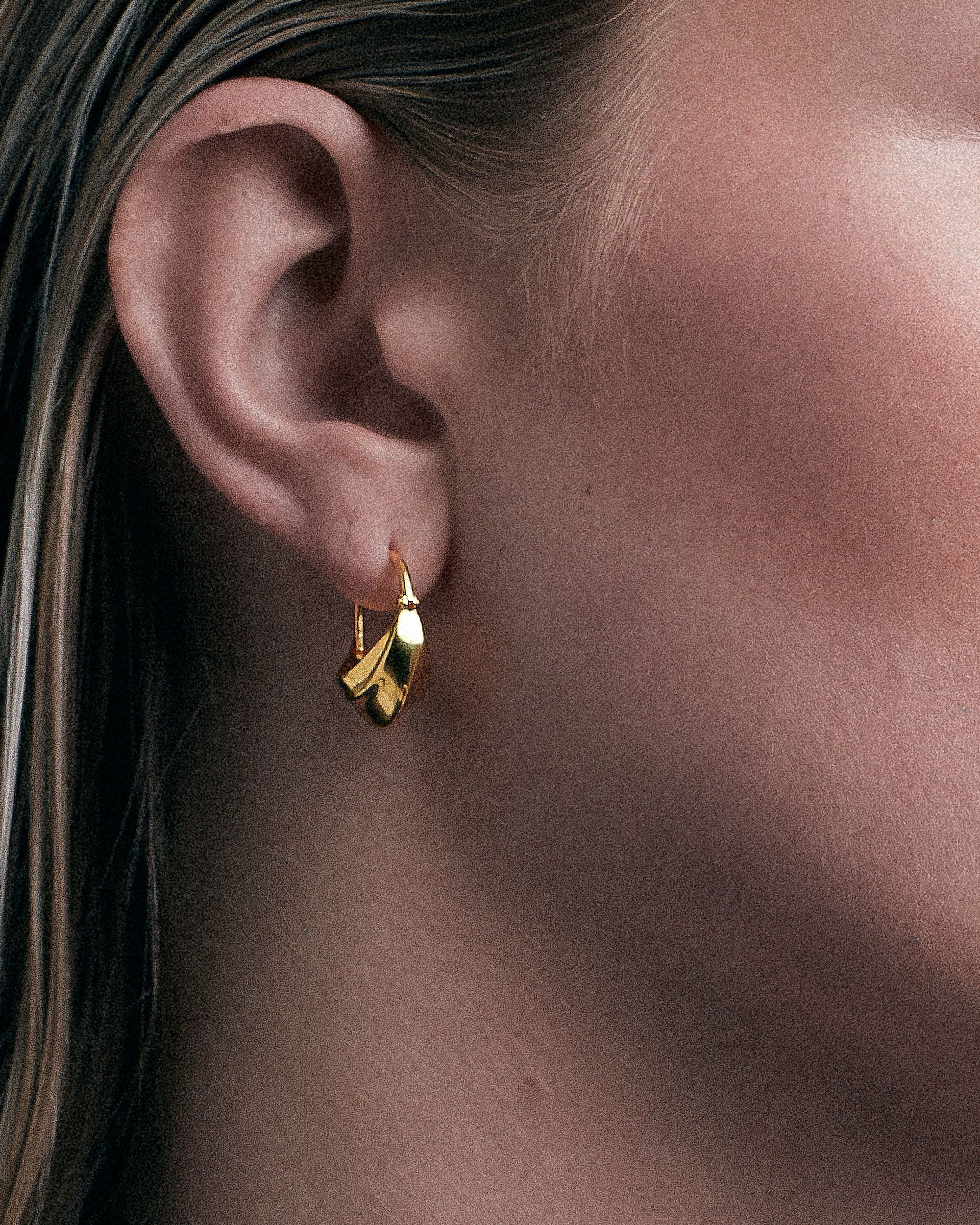 Elya Hoops | Gold Vermeil