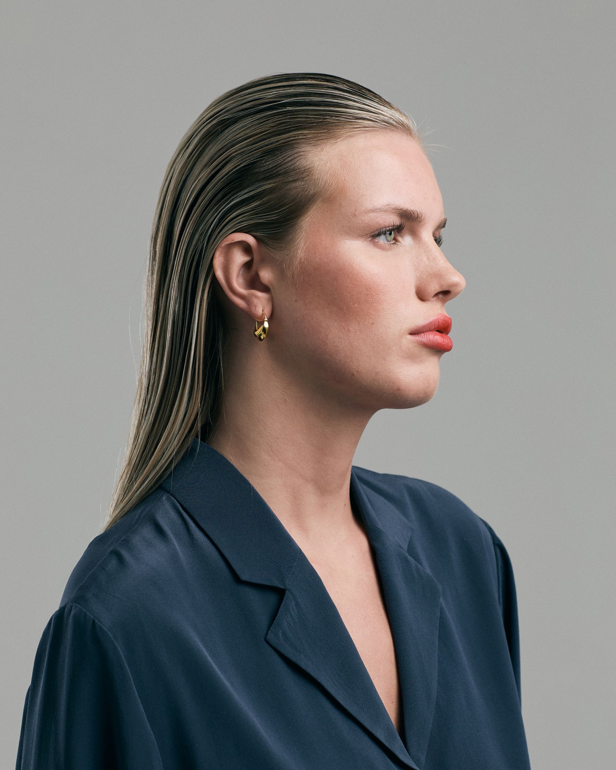 Elya Hoops | Gold Vermeil