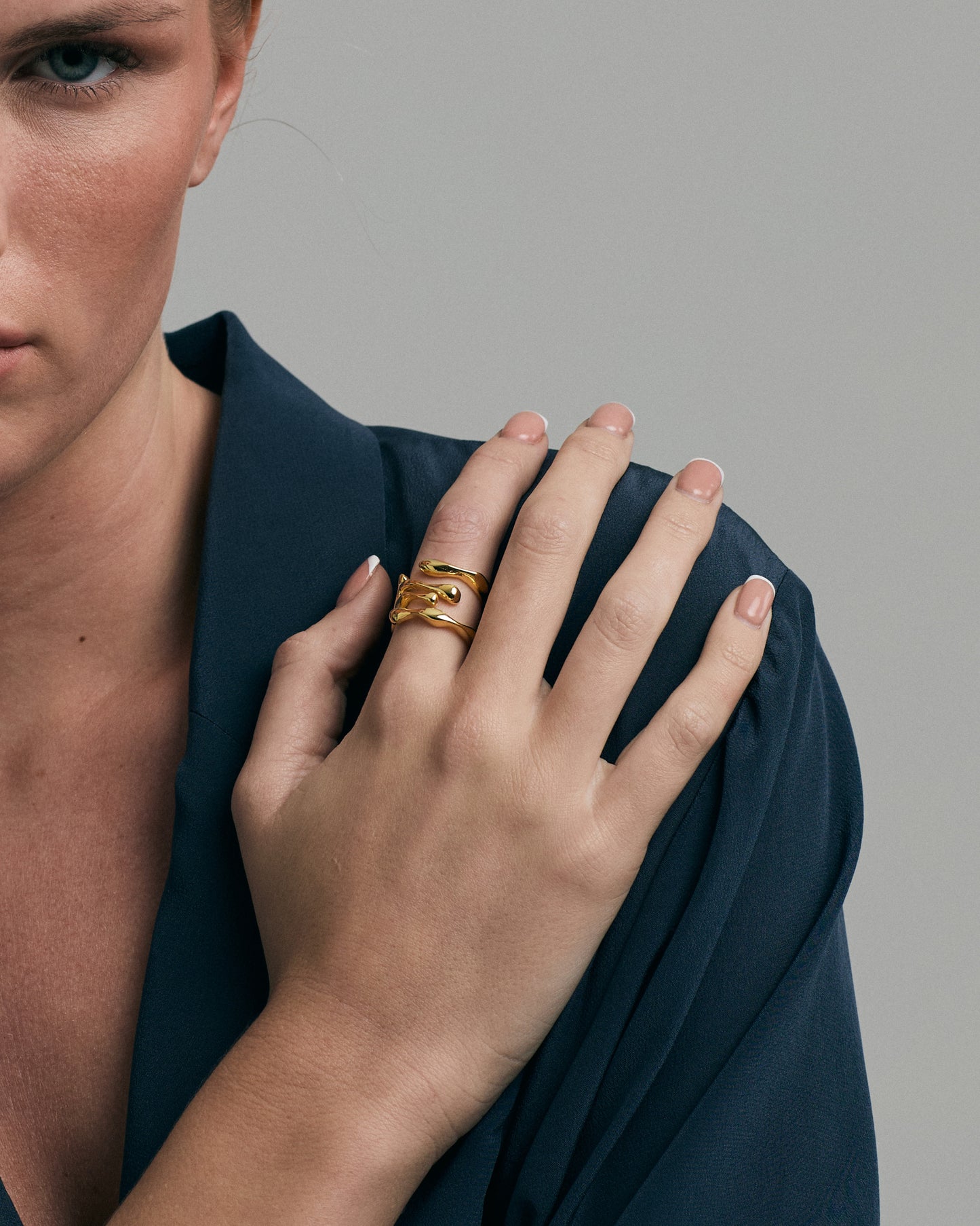 Isla Sculpted Ring | Gold Vermeil