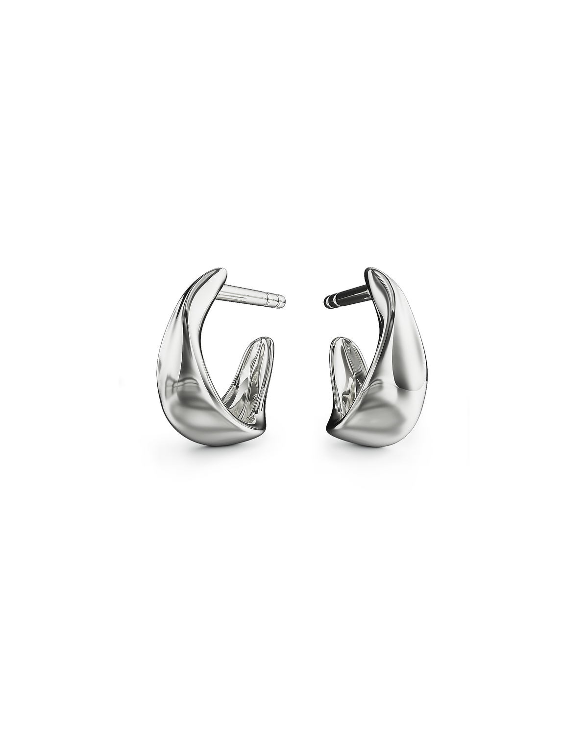 Seren Small Hoops | Sterling Silver