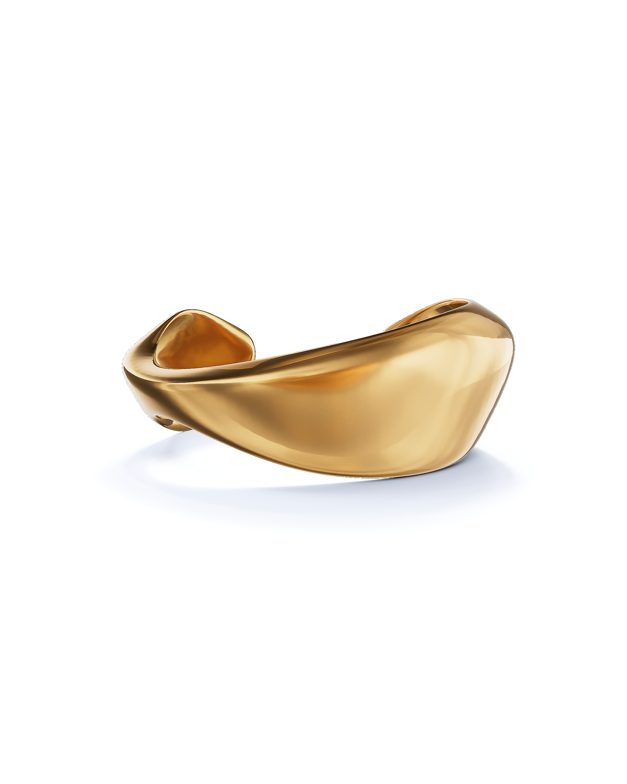 Seren Sculpted Cuff Gold Vermeil