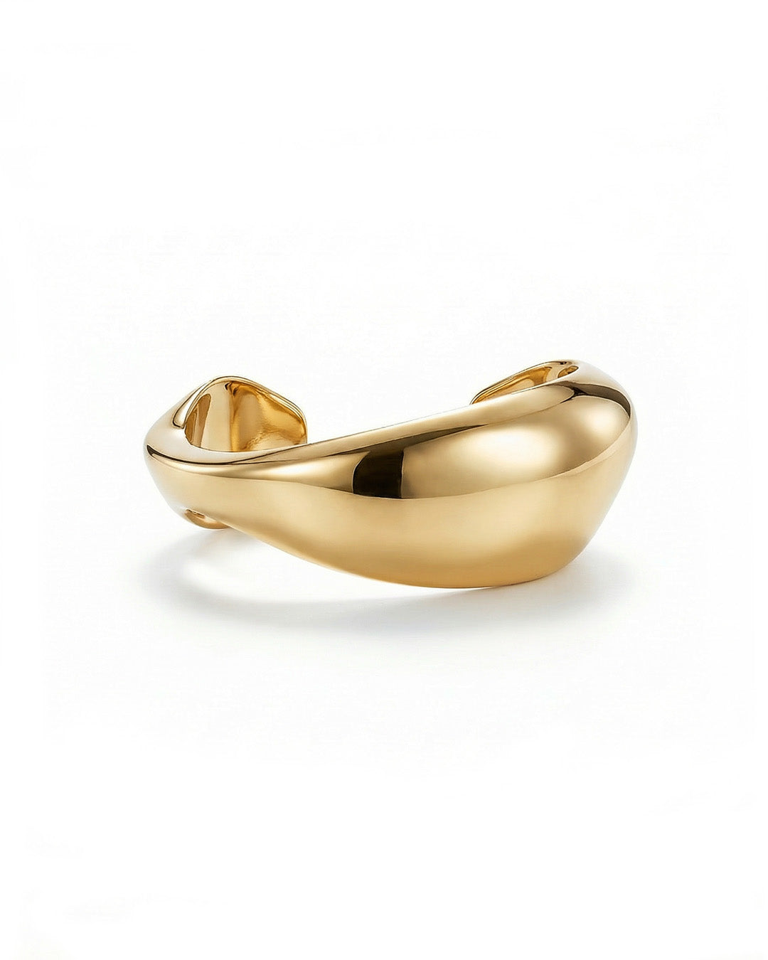 Seren Sculpted Cuff Gold Vermeil