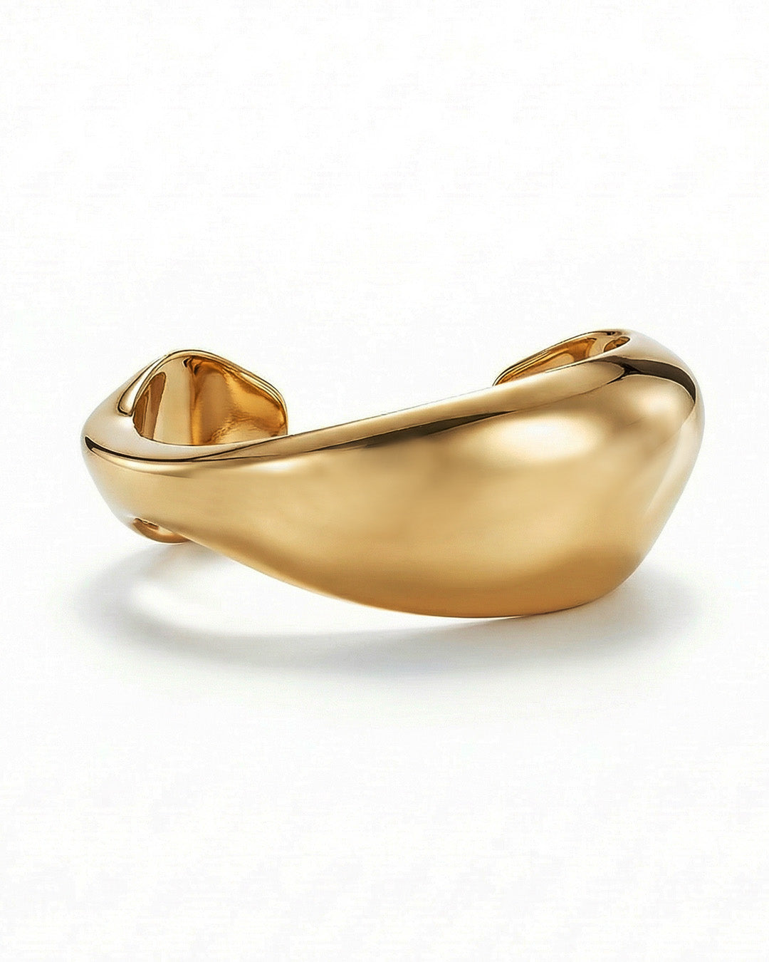 Seren Sculpted Cuff Gold Vermeil