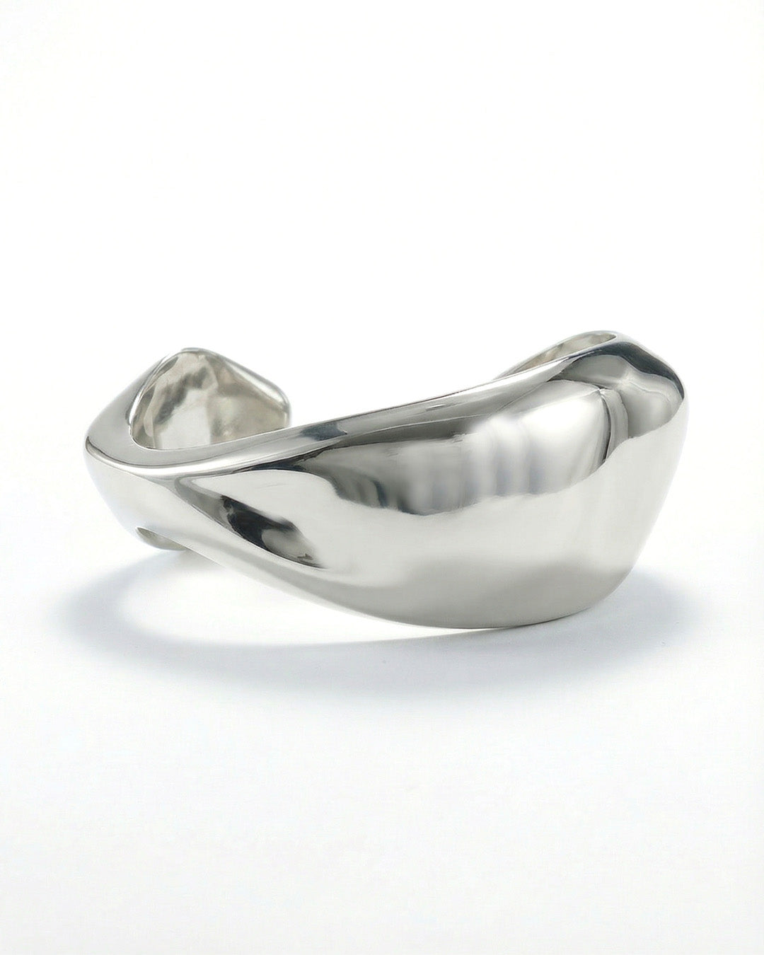 Seren Sculpted Cuff Sterling Silver