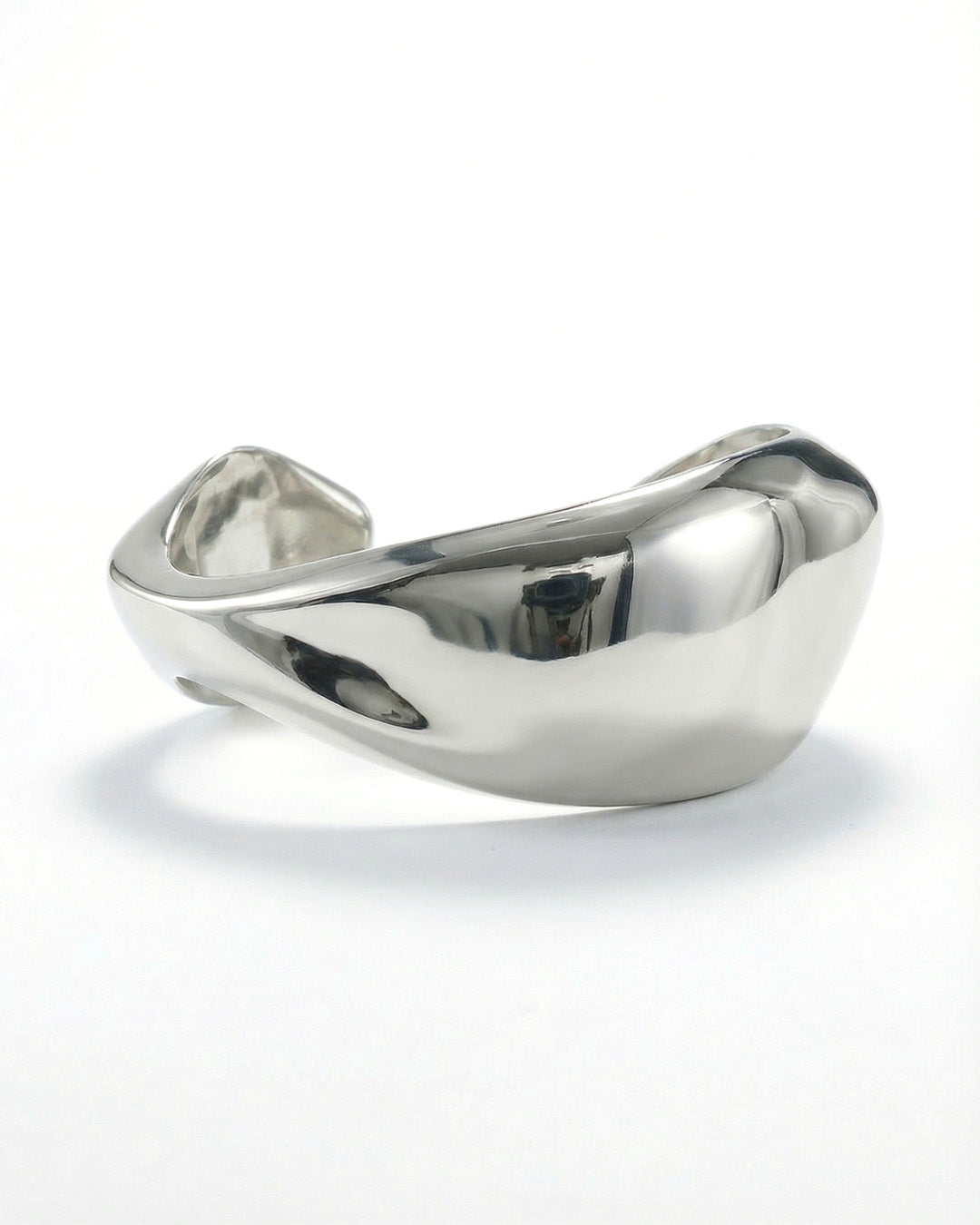 Seren Sculpted Cuff Sterling Silver