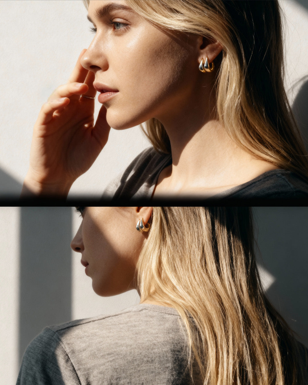 Seren Small Hoops | Sterling Silver