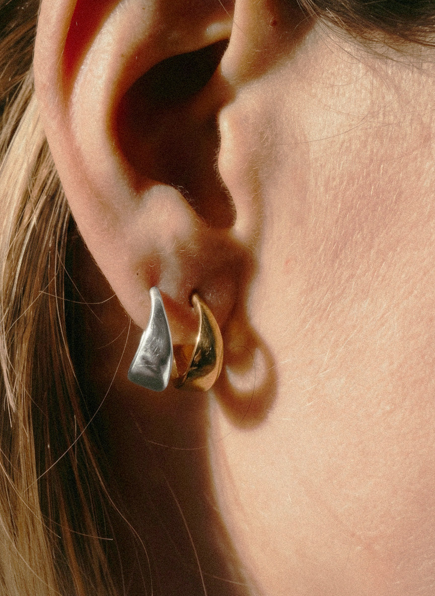 Seren Small Hoops | Sterling Silver