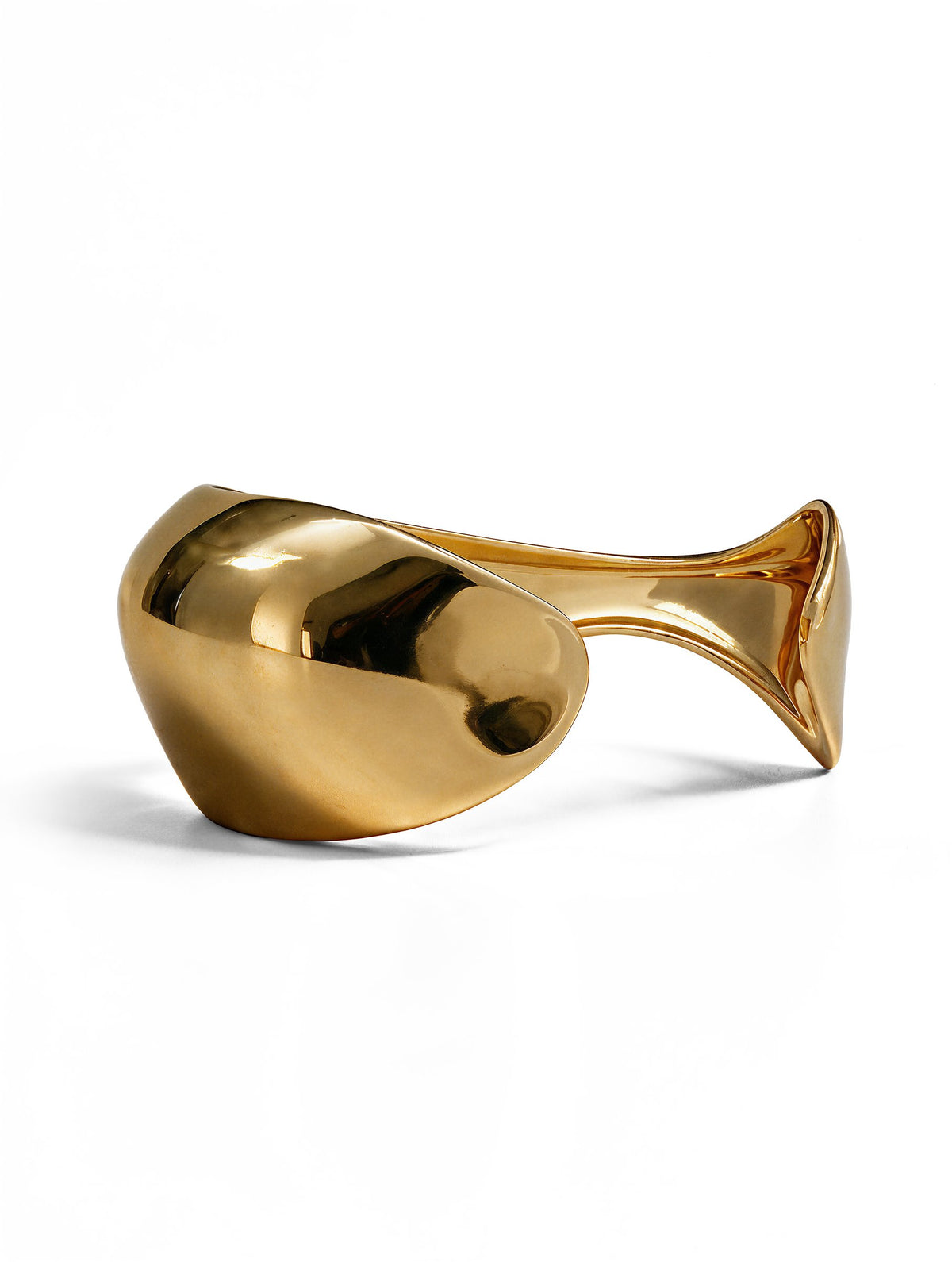 Seren Sculpted Cuff Gold Vermeil