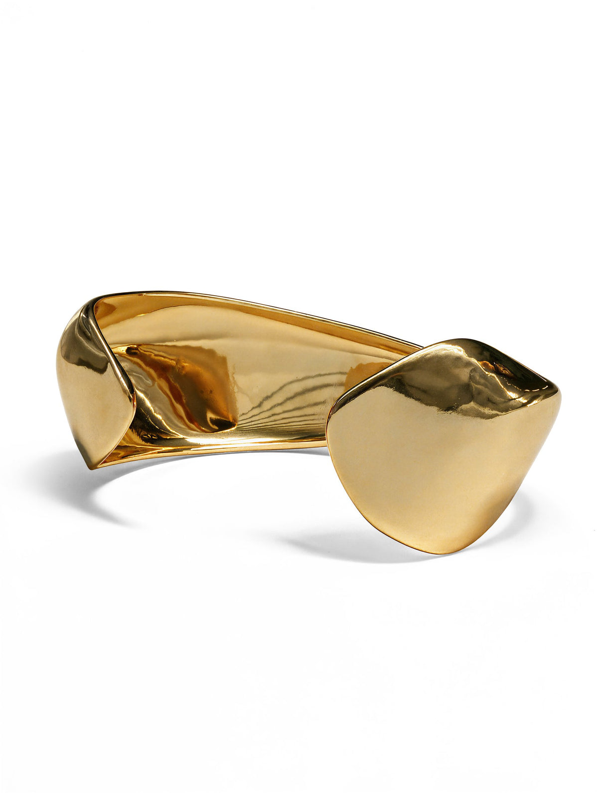 Seren Sculpted Cuff Gold Vermeil