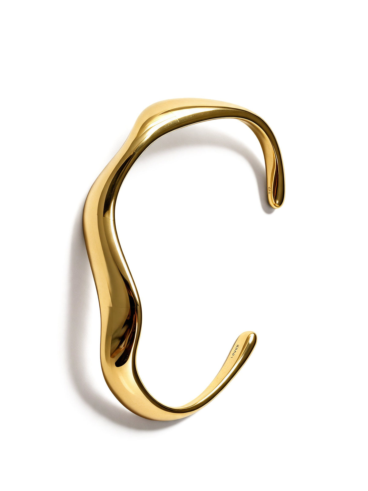 Neri Sculpted Cuff Gold Vermeil