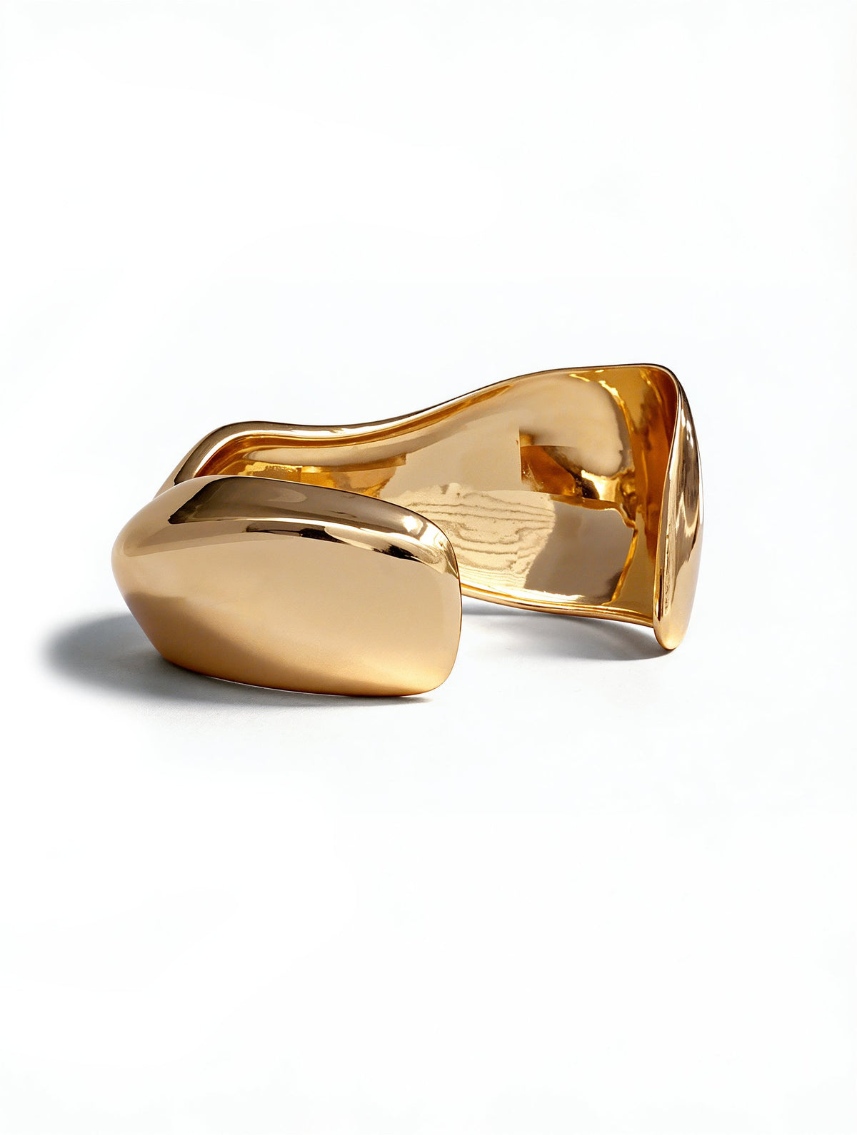 Milos Sculpted Cuff Gold Vermeil