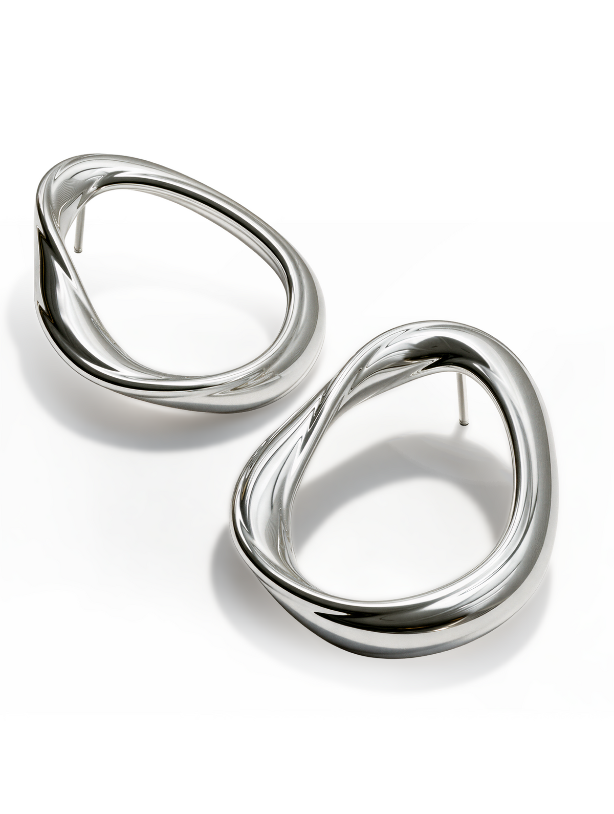 Oura Earrings | Sterling Silver