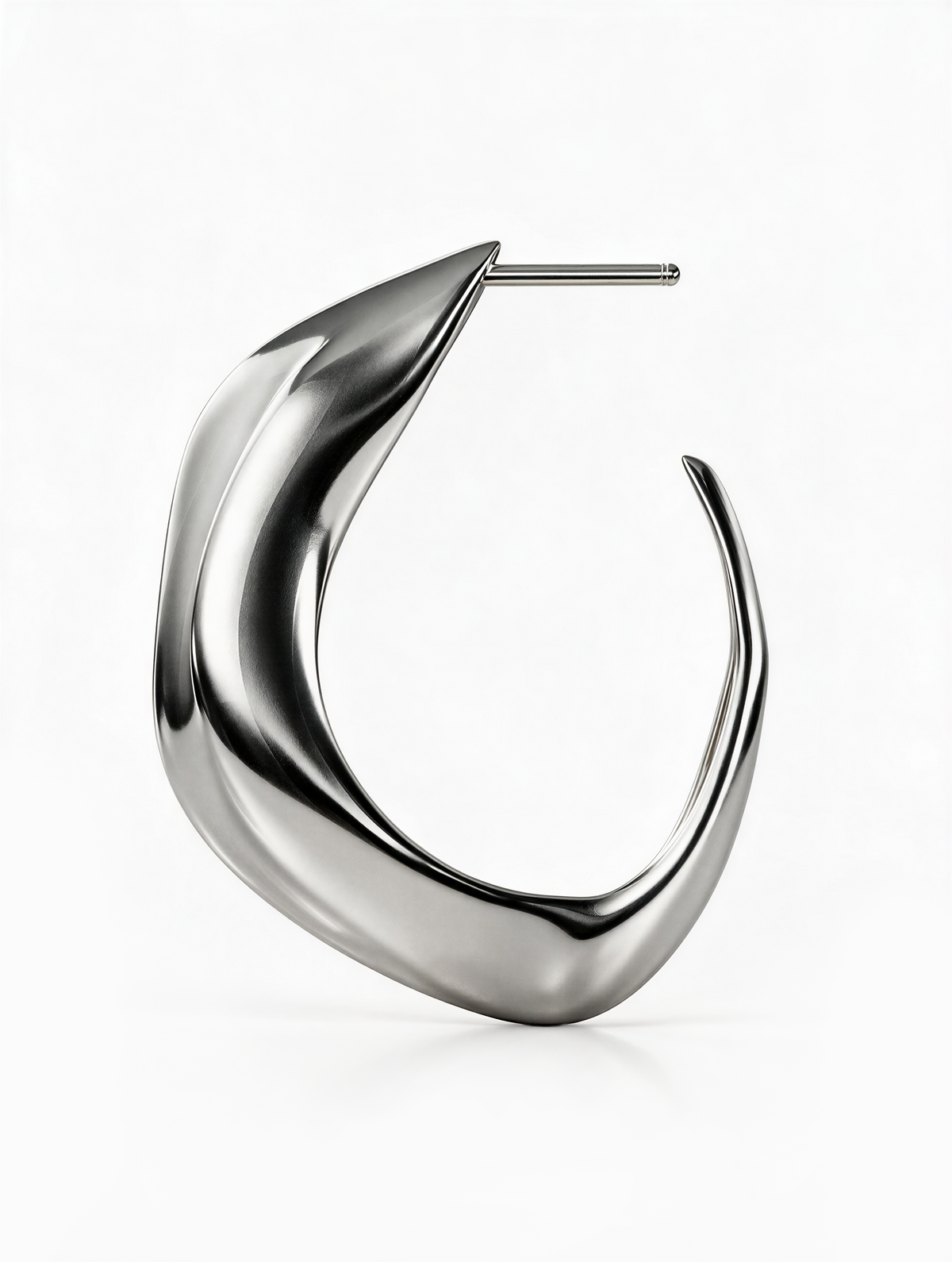 Seren Large Hoops | Sterling Silver