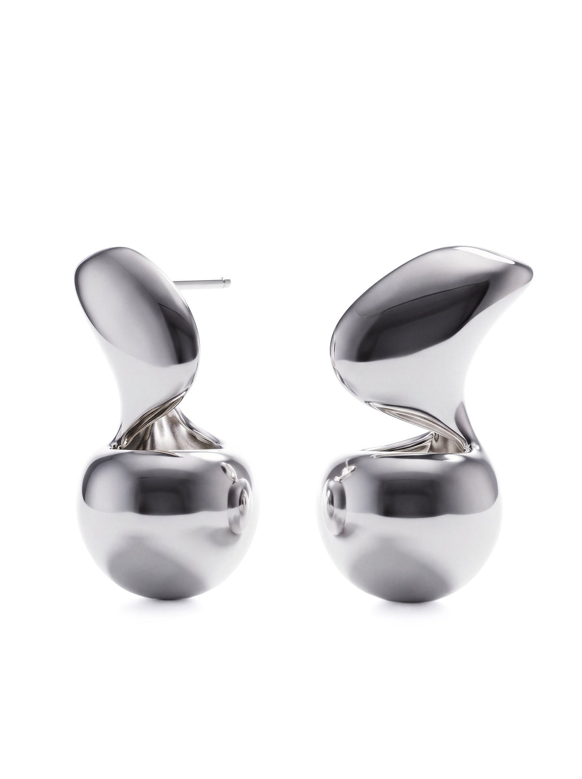 Thalassa Sculpted Earrings | Sterling Silver